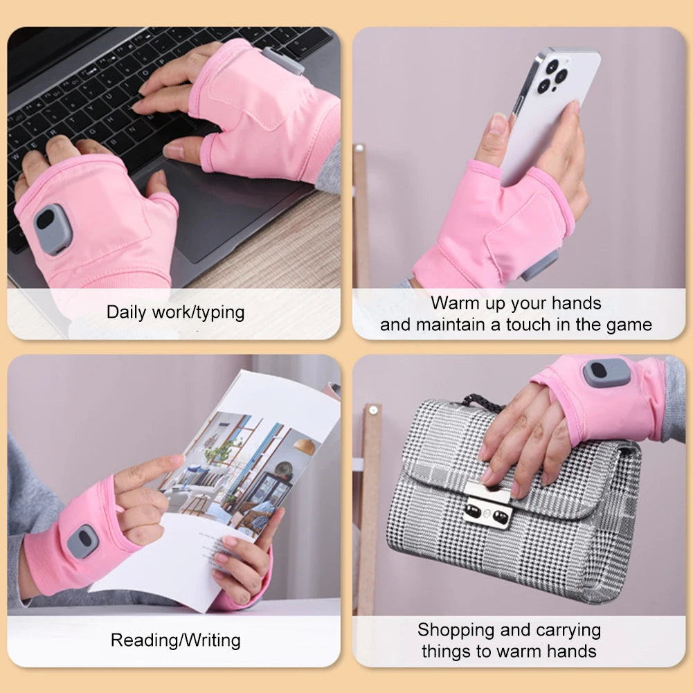 Electric Heated Gloves Fingerless