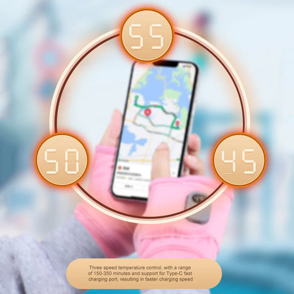 Electric Heated Gloves Fingerless